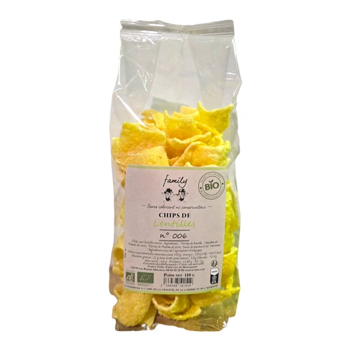 Chips de lentilles - 110g