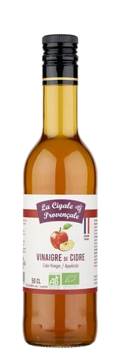 Vinaigre de cidre non pasteurisé - 50cl