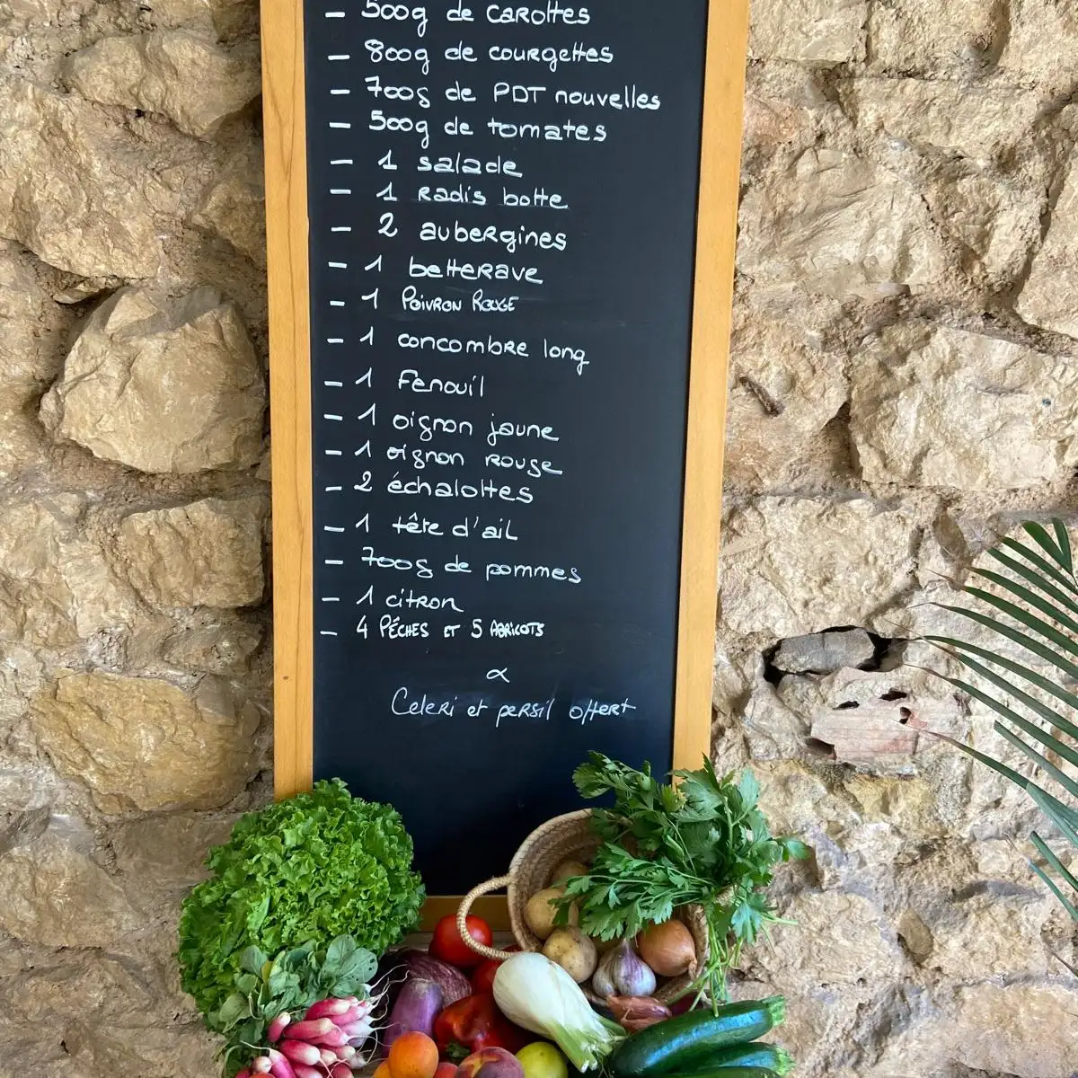 Paniers-  Panier de légumes et fruits  (gros)