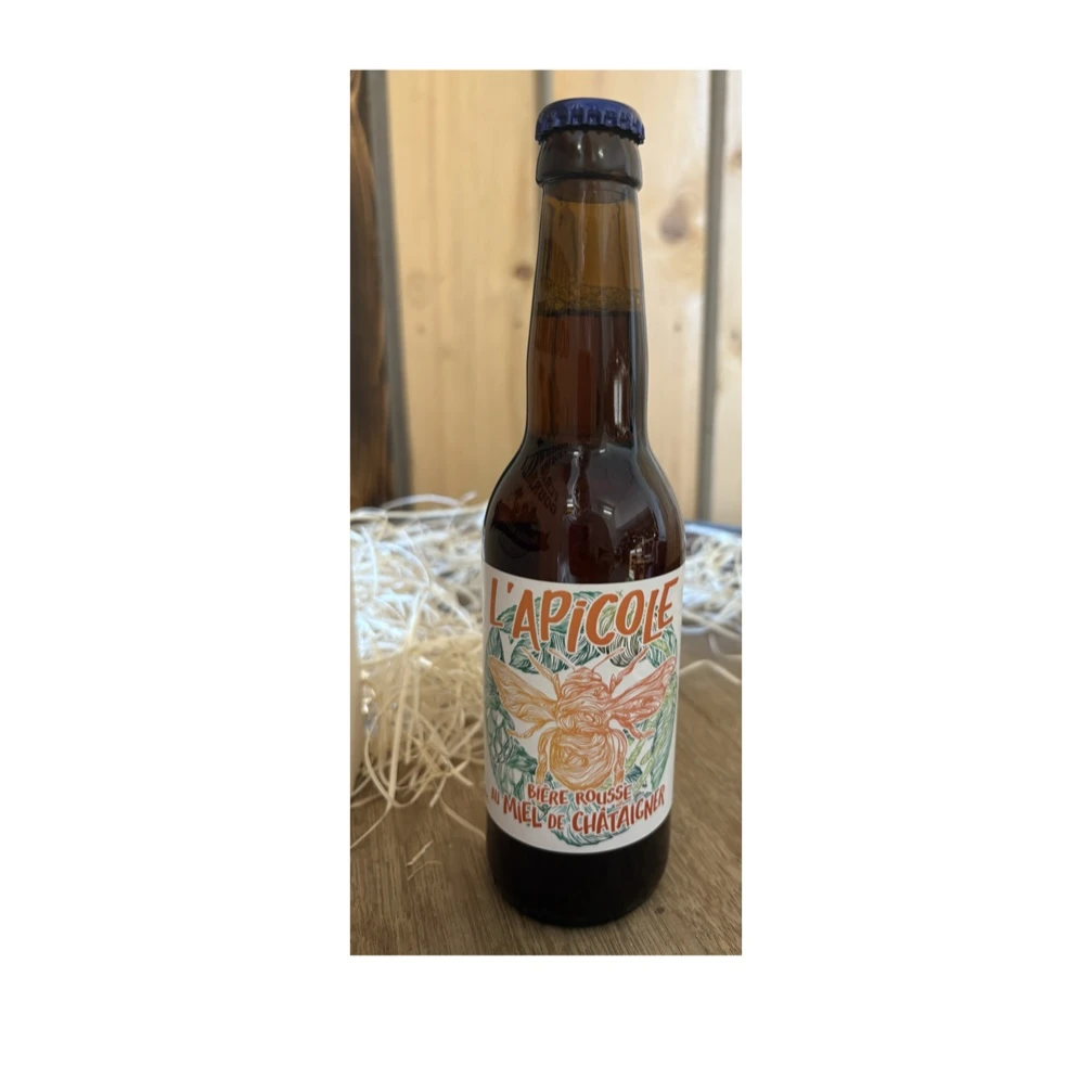 L'Apicole au Miel de châtaignier - Bière Rousse - 33 cl