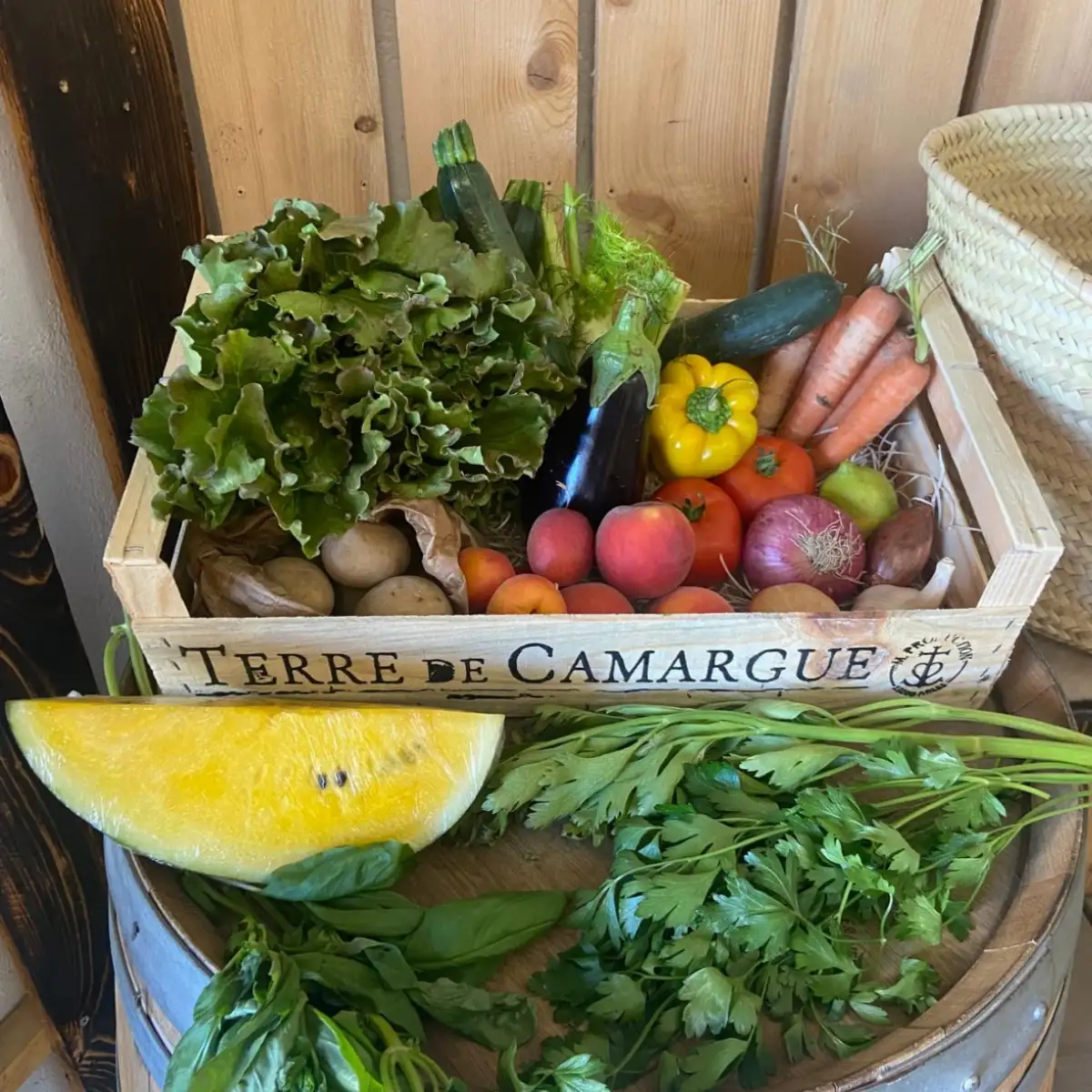 Paniers – Panier de légumes et fruits  (petit)